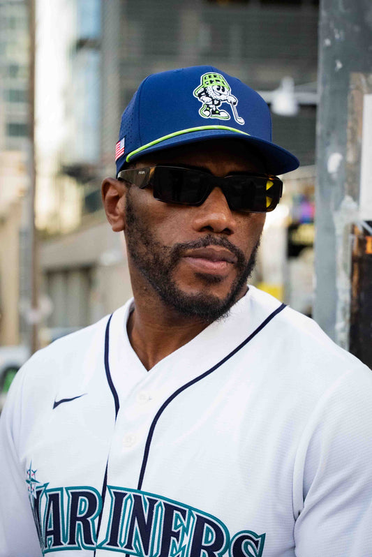 Game Day Navy & Lime Green Hat