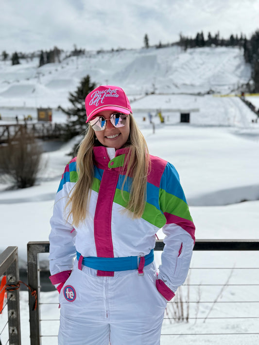 Classic Script 6-Panel Pink Hat