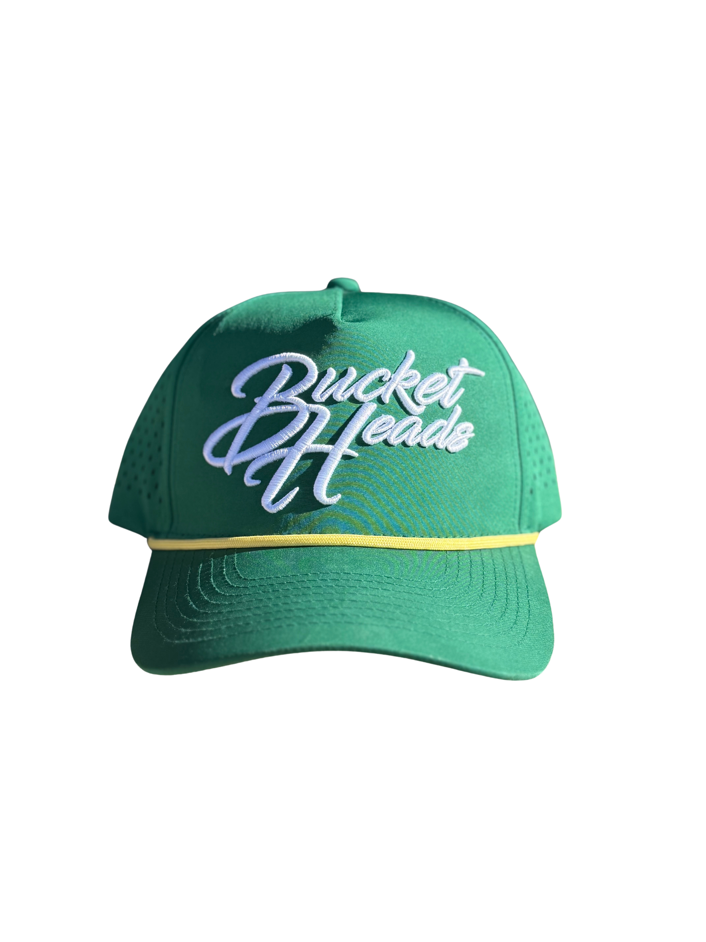 Classic Script 6-Panel Green Hat