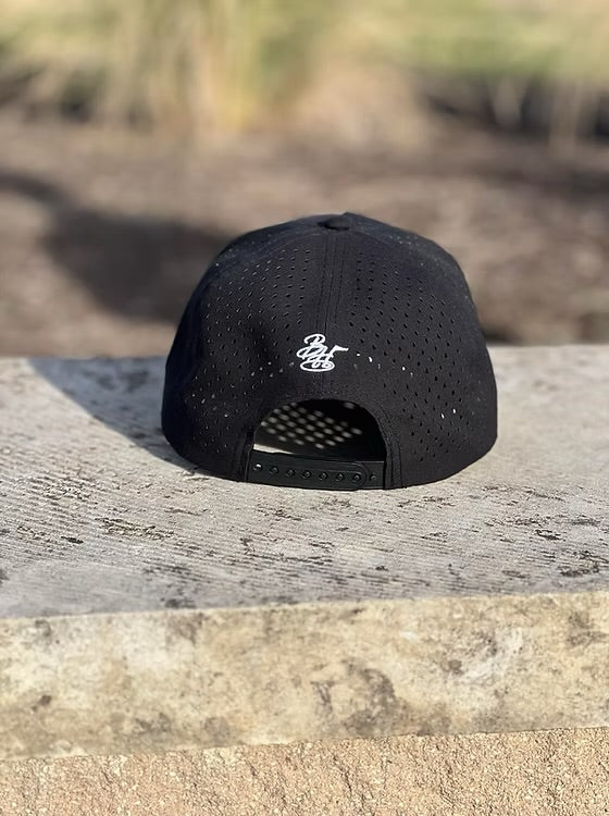 Classic Script 6-Panel Black Hat