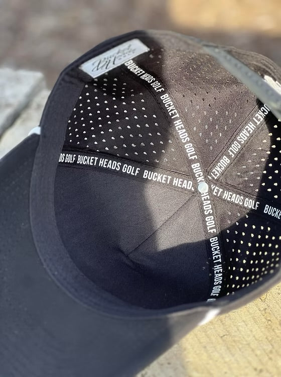 Classic Script 6-Panel Black Hat