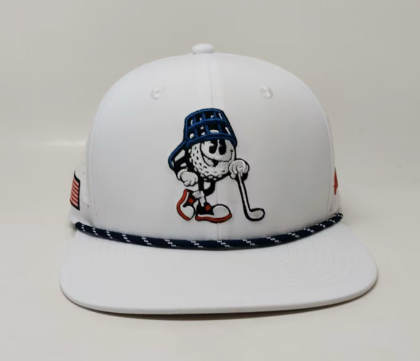 Classic Mascot 6-Panel White Hat