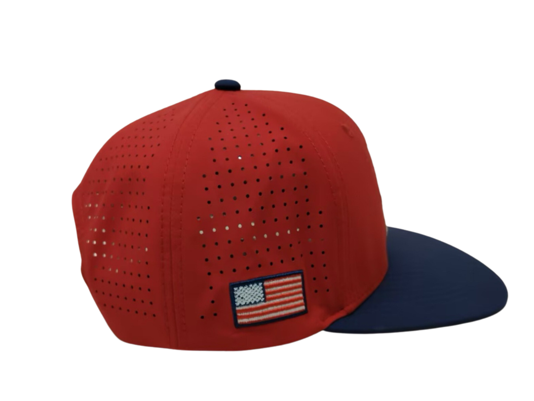 Classic Mascot 6-Panel Red/White/Blue Hat