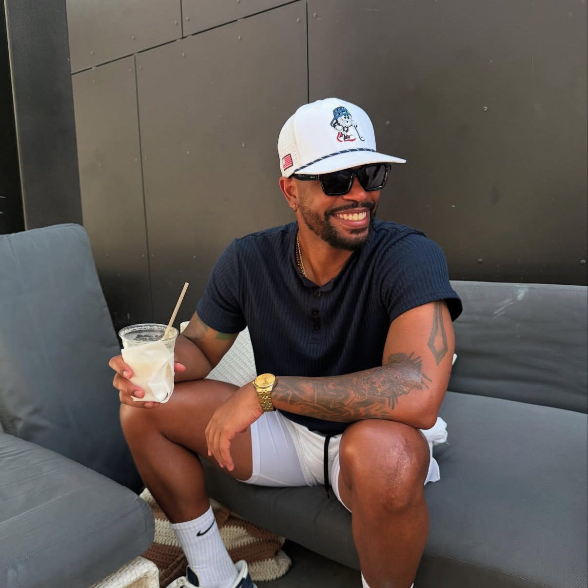 Classic Mascot 6-Panel White Hat