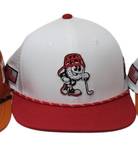 Game Day White & Crimson Hat