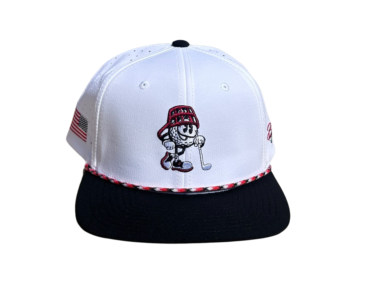 Game Day White/Black/Red Hat
