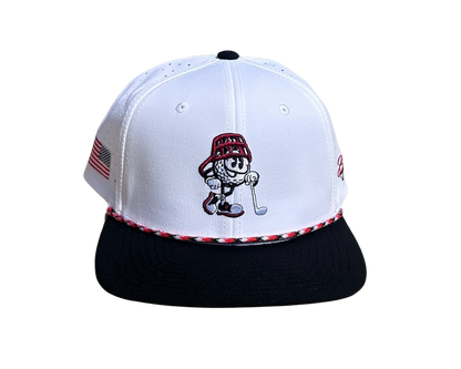 Game Day White/Black/Red Hat