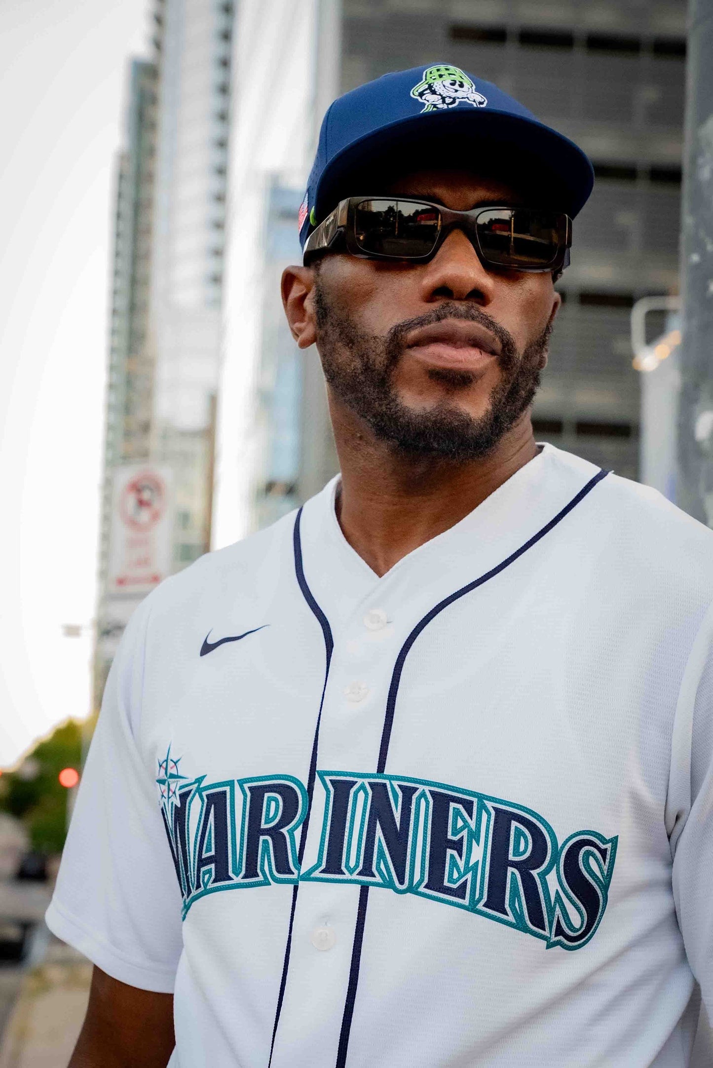 Game Day Navy & Lime Green Hat