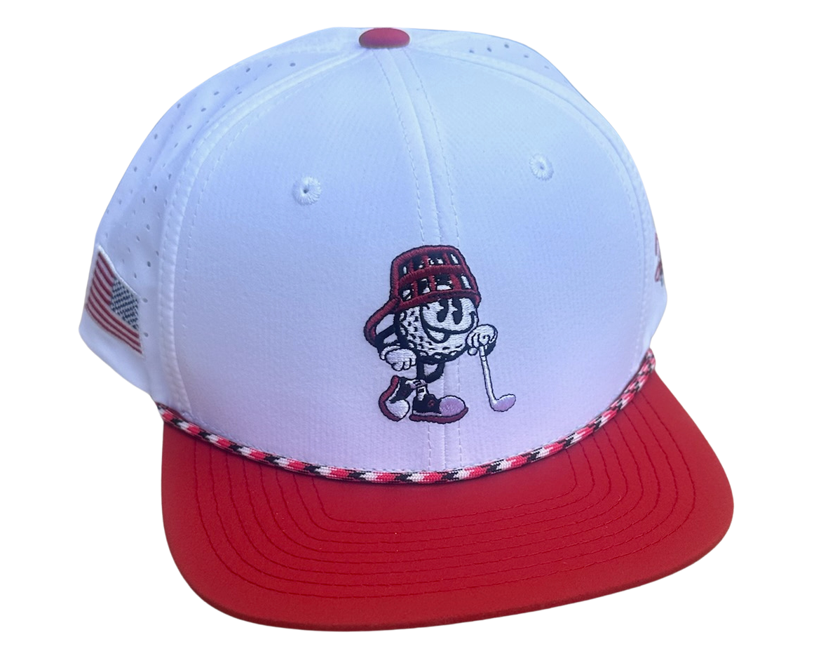 Game Day White & Crimson Hat