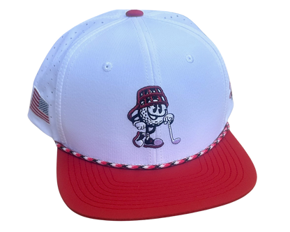 Game Day White & Crimson Hat