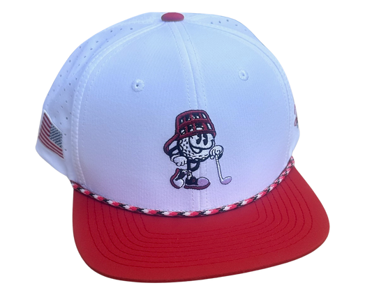 Game Day White & Crimson Hat