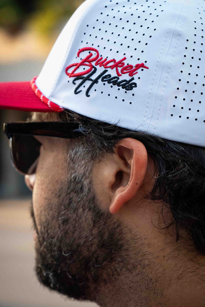 Game Day White & Crimson Hat