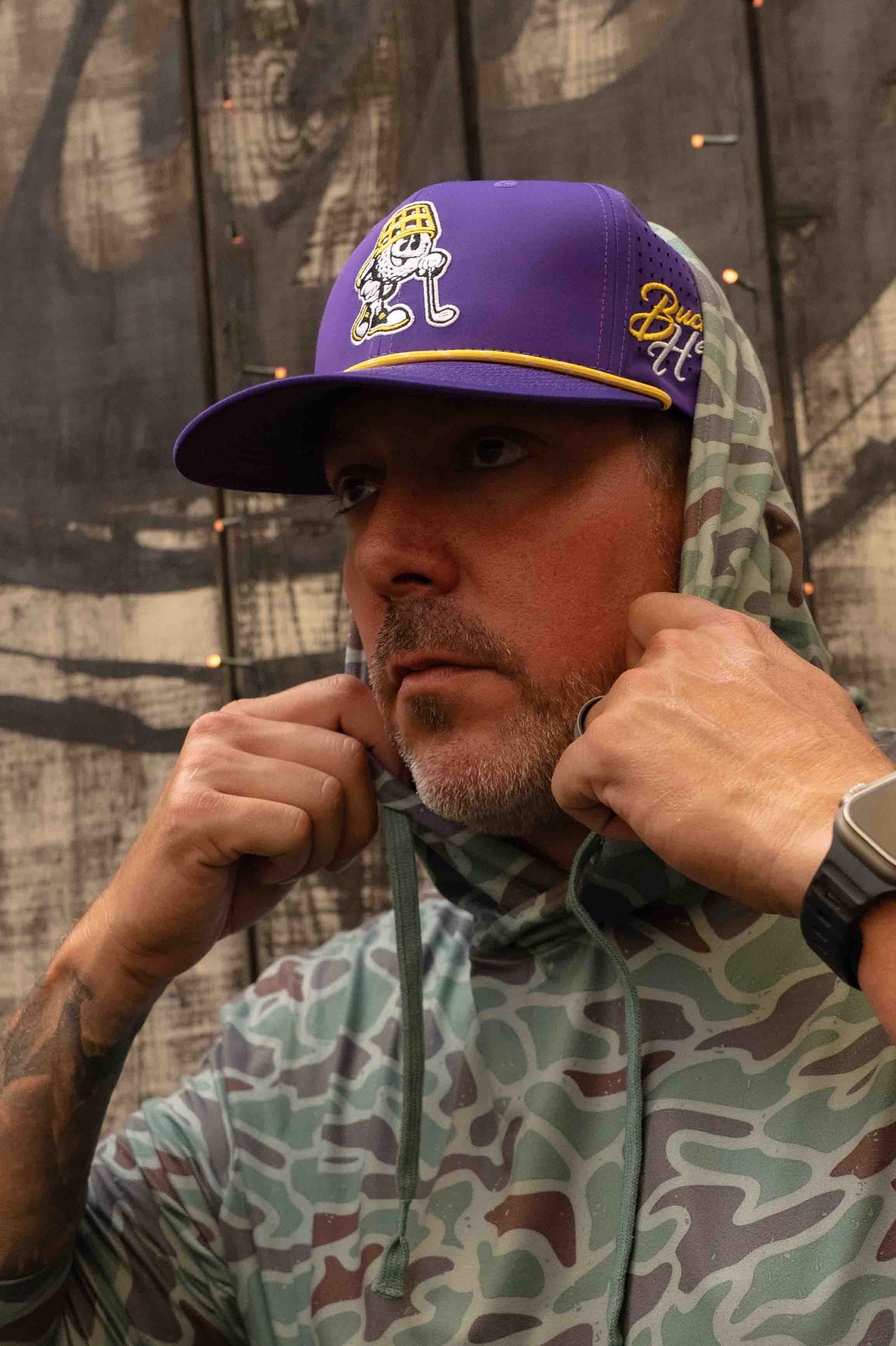 Game Day Purple & Yellow Hat