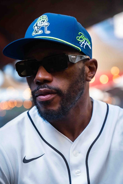 Game Day Navy & Lime Green Hat