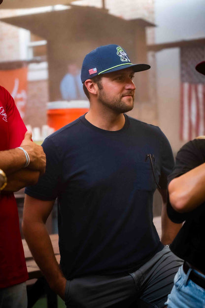 Game Day Navy & Lime Green Hat