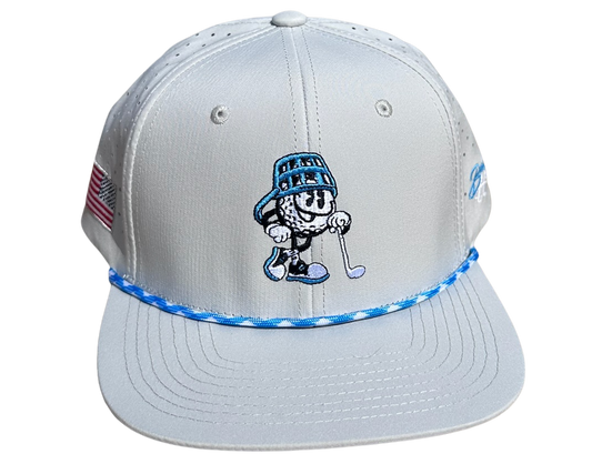 Game Day Gray & Baby Blue Hat