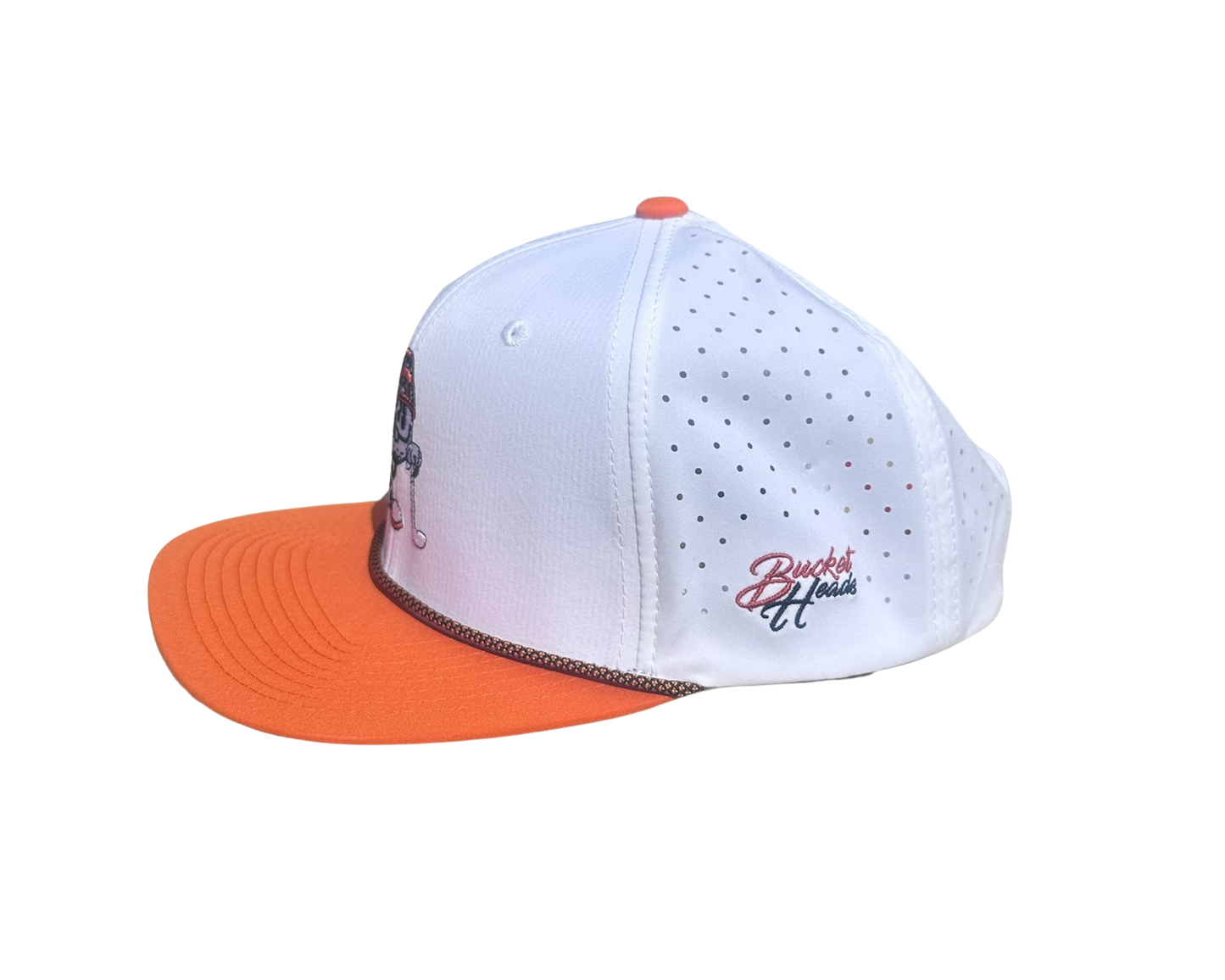 Game Day White & Orange Hat