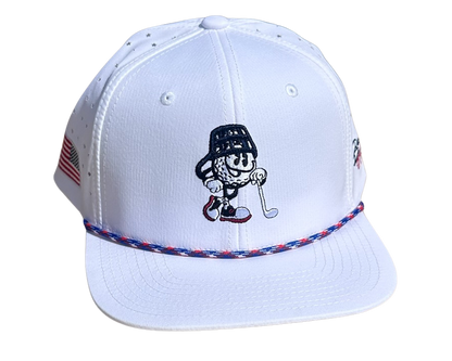 Classic Mascot 6-Panel White Hat