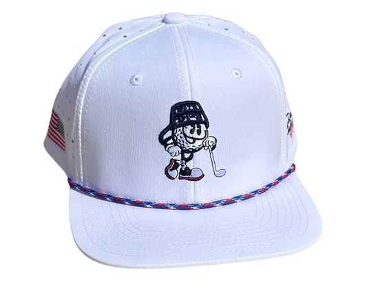 Classic Mascot 6-Panel White Hat