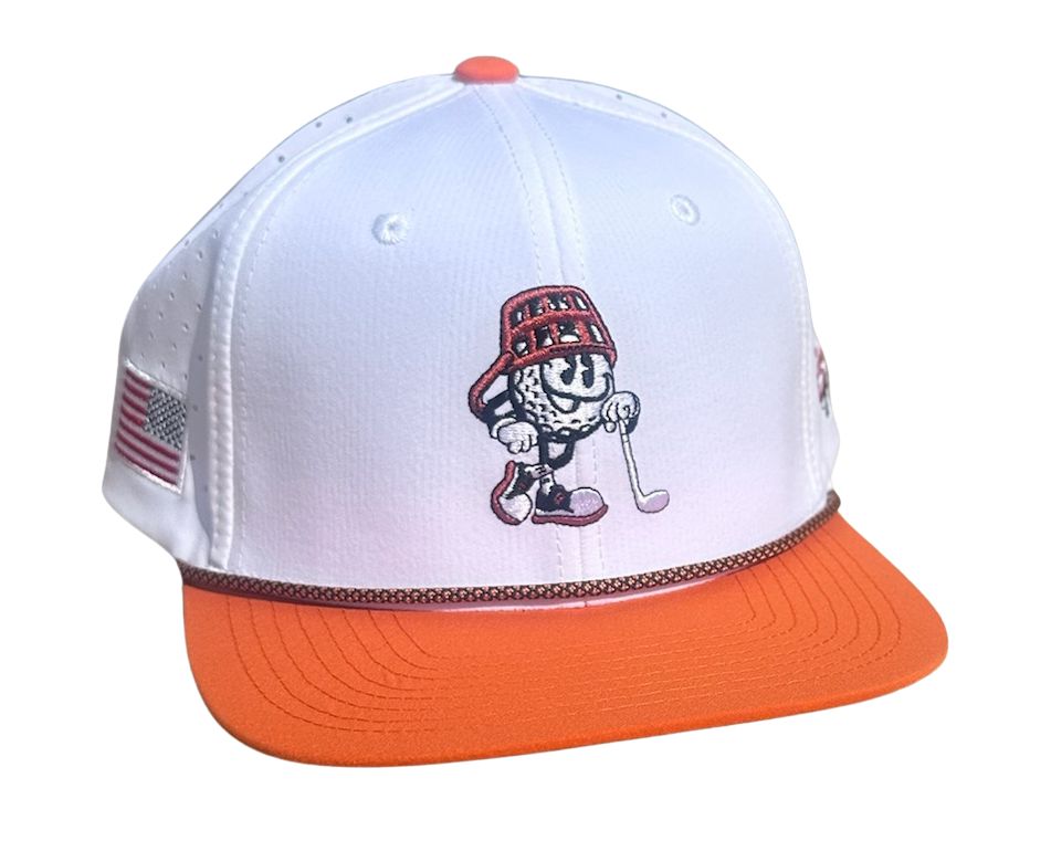 Game Day White & Orange Hat