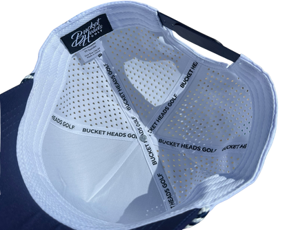 Navy & White Classic BH 6-Panel Hat