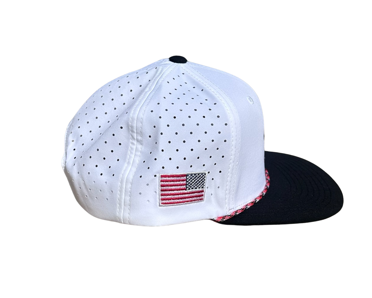 Game Day White/Black/Red Hat