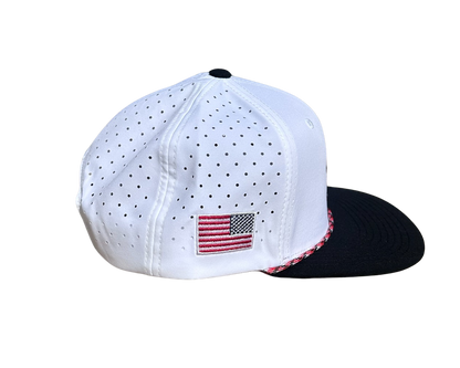 Game Day White/Black/Red Hat