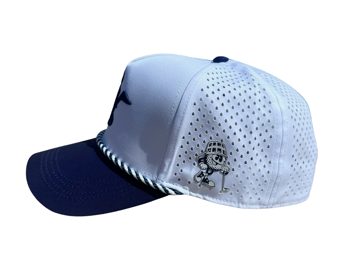 Navy & White Classic BH 6-Panel Hat