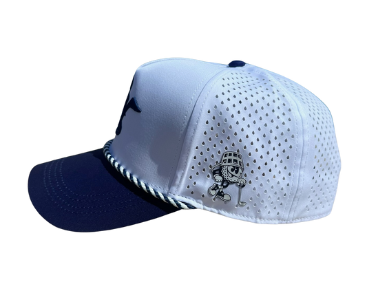 Navy & White Classic BH 6-Panel Hat