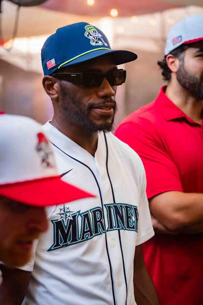 Game Day Navy & Lime Green Hat