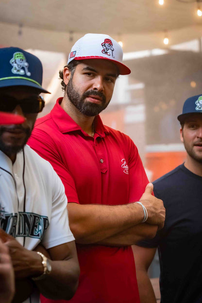 Game Day White & Crimson Hat