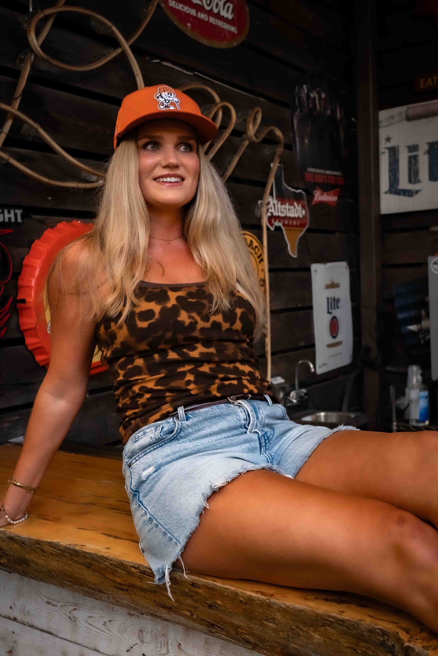 Game Day Burnt Orange & Black Hat