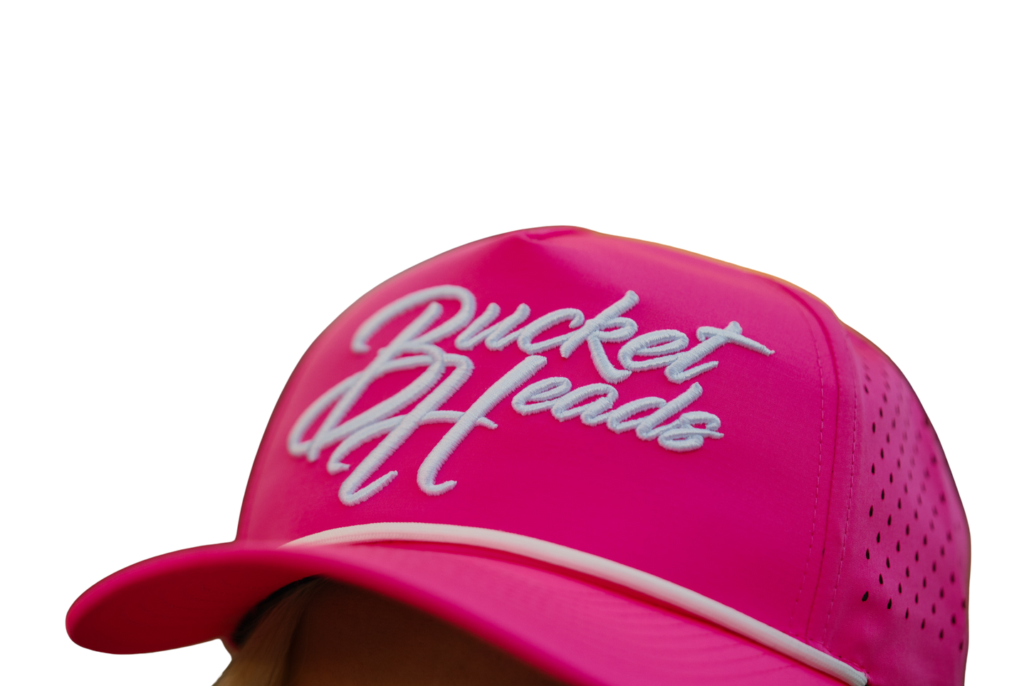 Classic Script 6-Panel Pink Hat