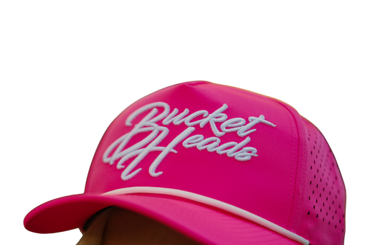 Classic Script 6-Panel Pink Hat