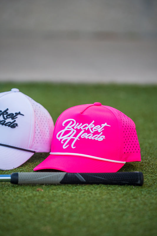 Classic Script 6-Panel Pink Hat