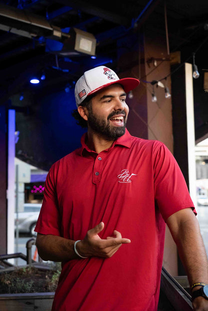 Game Day White & Crimson Hat
