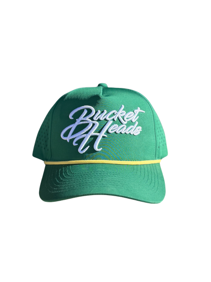 Classic Script 6-Panel Green Hat