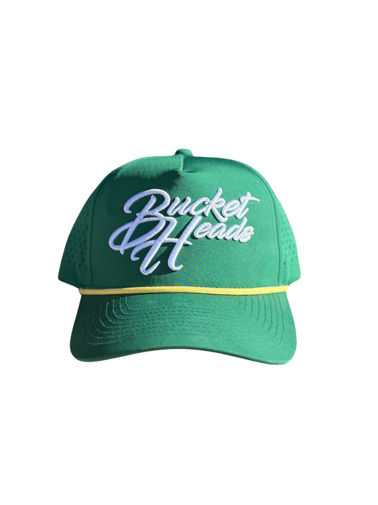 Classic Script 6-Panel Green Hat
