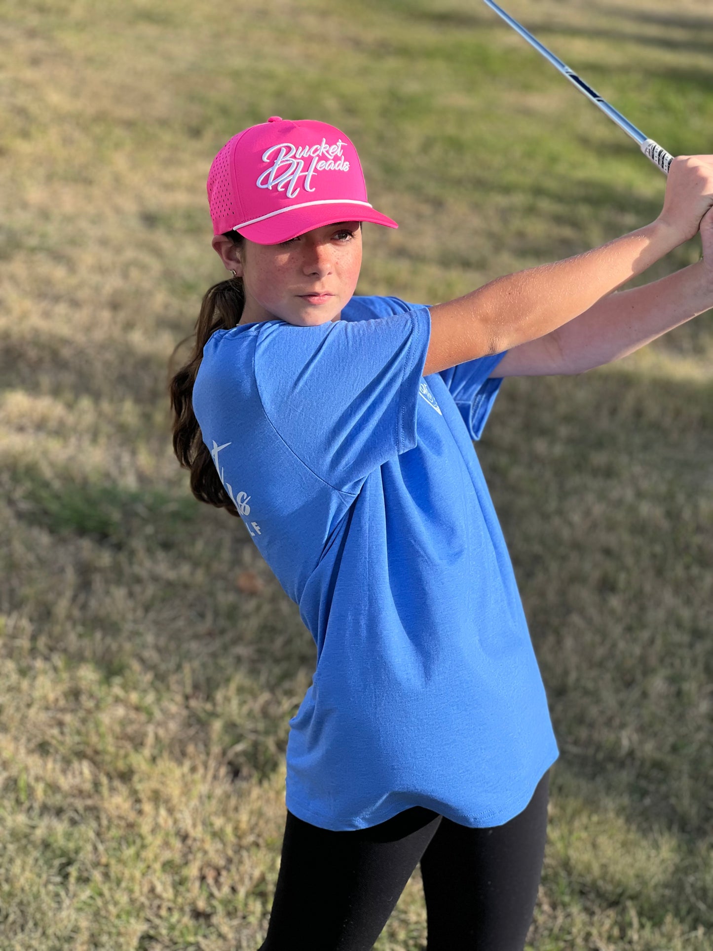 Classic Script 6-Panel Pink Hat