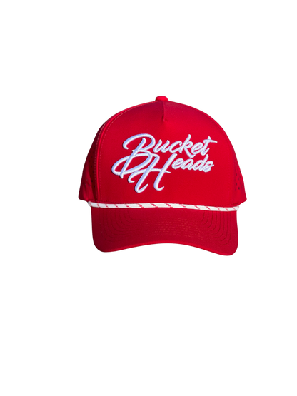 Classic Script 6-Panel Red Hat