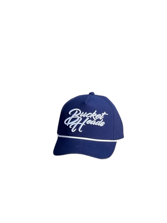 Classic Script 6-Panel Navy Hat