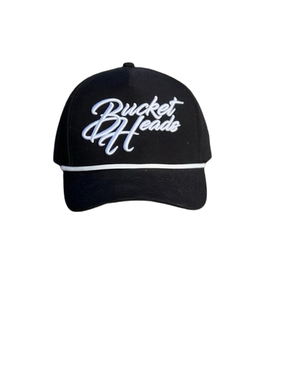 Classic Script 6-Panel Black Hat