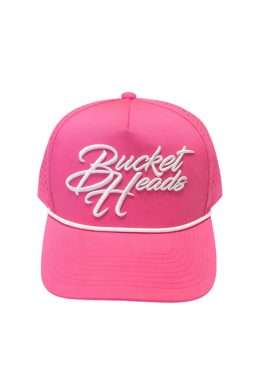 Classic Script 6-Panel Pink Hat