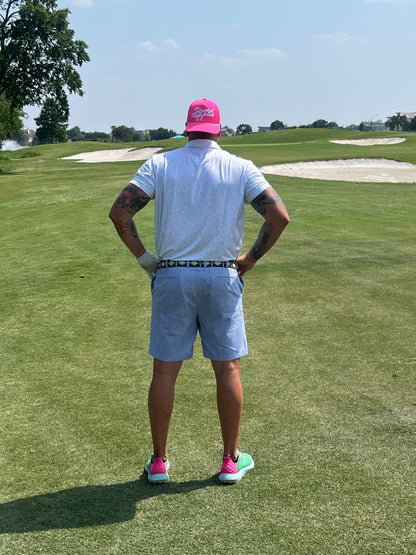 Classic Script 6-Panel Pink Hat