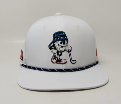 Classic Mascot 6-Panel White Hat