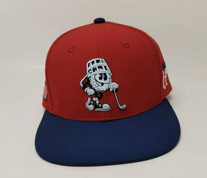 Classic Mascot 6-Panel Red/White/Blue Hat