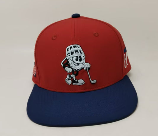 Classic Mascot 6-Panel Red/White/Blue Hat