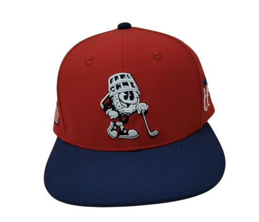 Classic Mascot 6-Panel Red/White/Blue Hat
