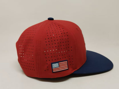 Classic Mascot 6-Panel Red/White/Blue Hat