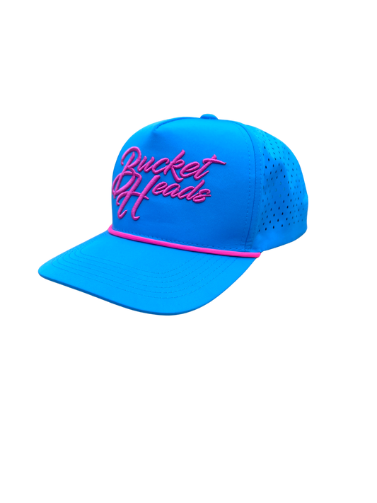 Miami Vice Classic Script 6-Panel Hat